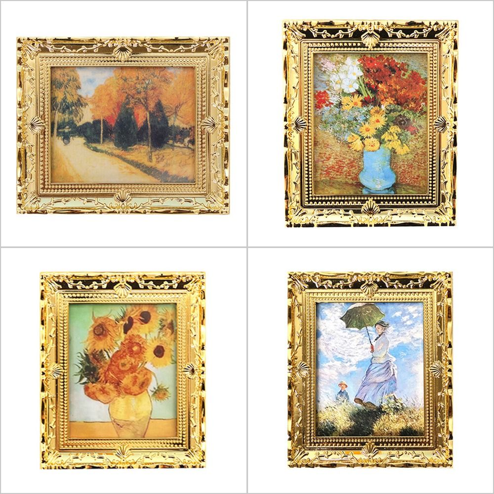 Miniature Painting Set - 1/12 Dollhouse accessori per pittura a