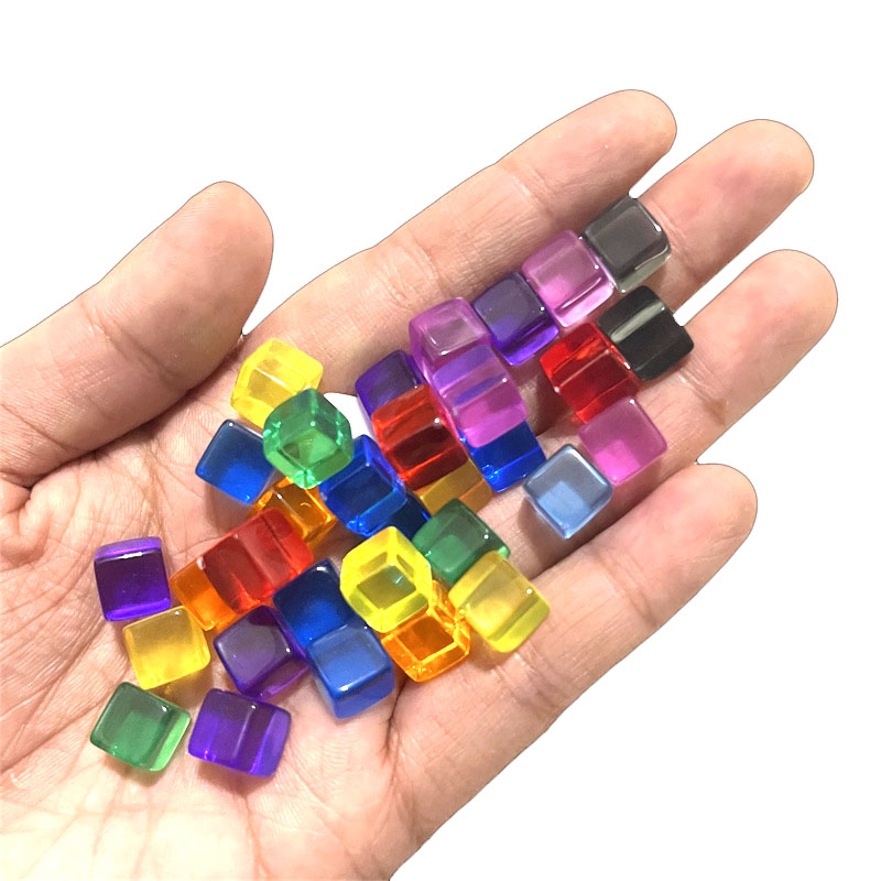 Board Game Loop - 100 pz/set 8mm Trasparente Cubo Dadi