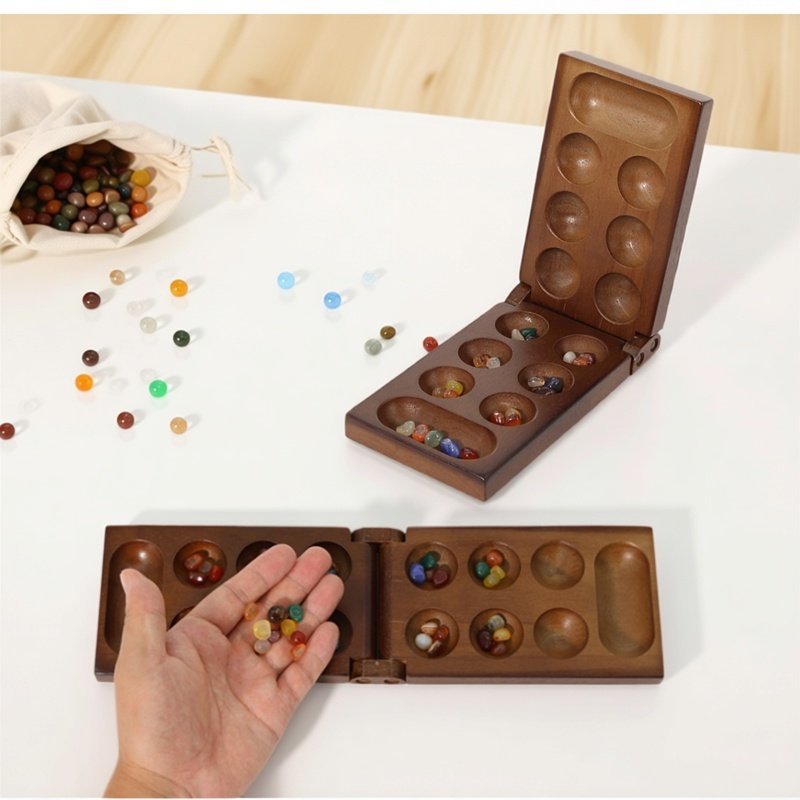 Board Game Family - Antico Mancala Set di scacchi africani