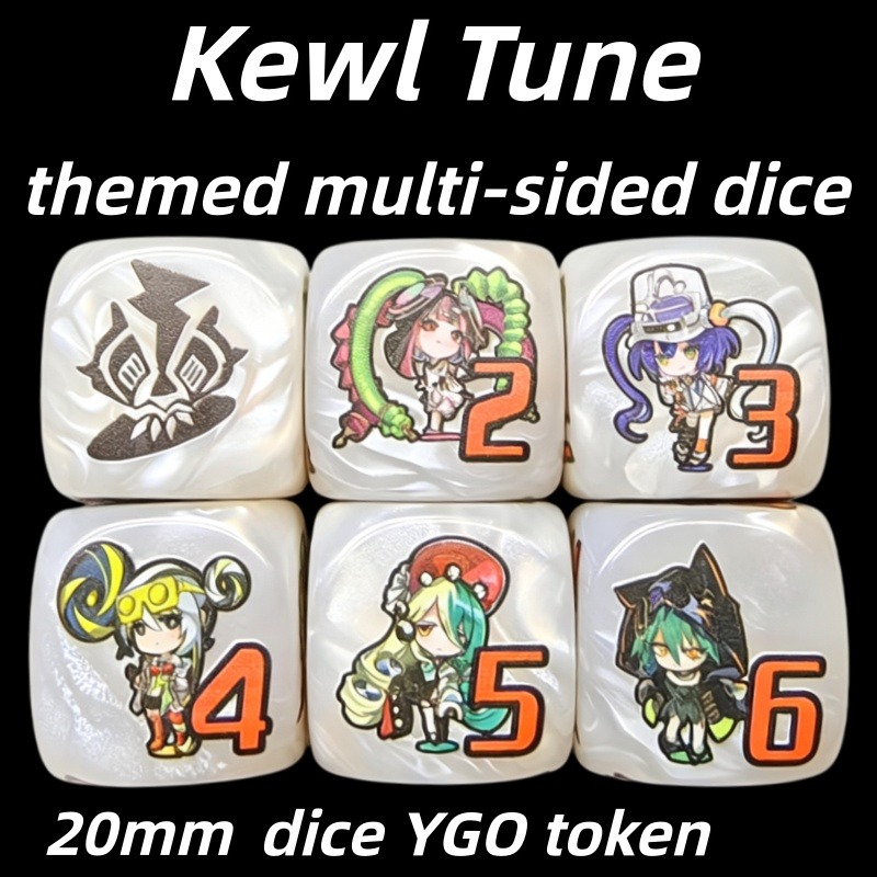 Board Game Loop - Yu-Gi-Oh! Dadi Speciali Rotanti Multifaccia Kewl