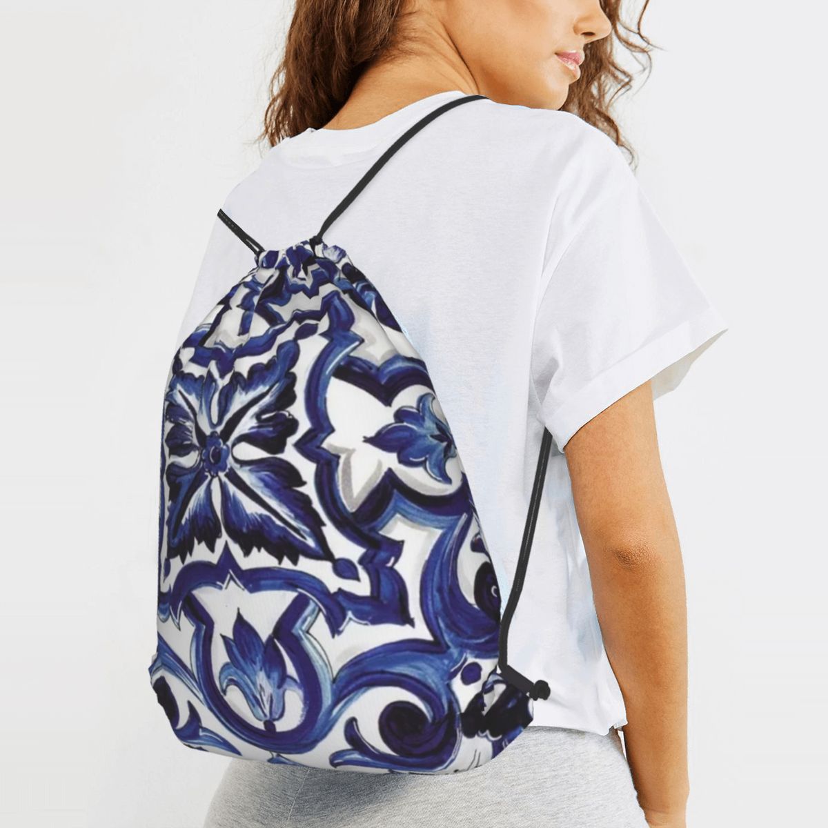 Zaini con motivo floreale orna - Tile Bag Drawstring recensione e prezzo