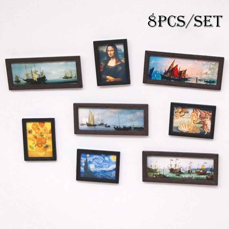 8 pz/set 1:12 casa delle bambo - Miniature Painting Set recensione e prezzo