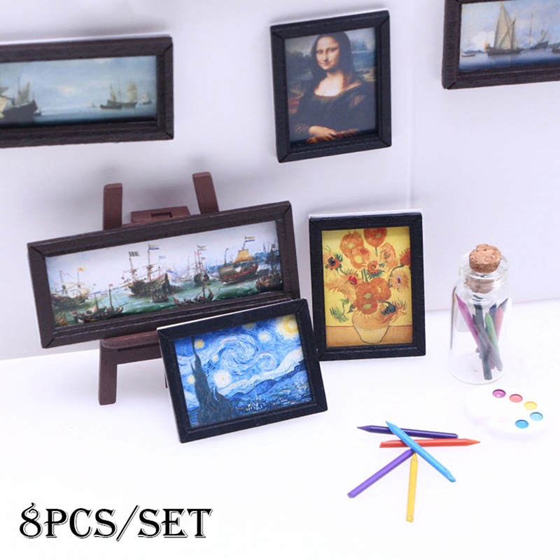 8 pz/set 1:12 casa delle bambo - Miniature Painting Set recensione e prezzo