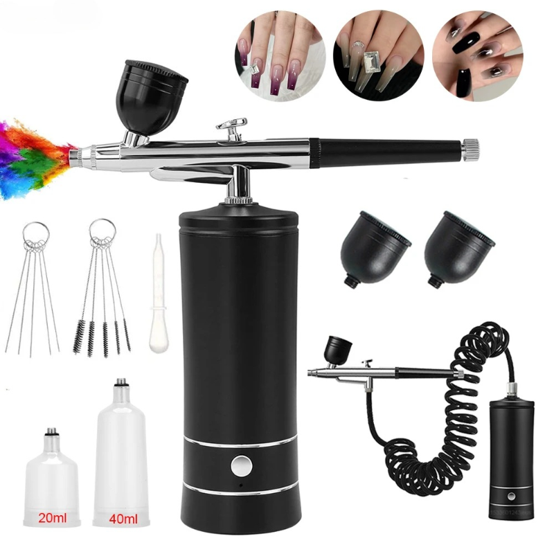 Kit Aerografo per Nail Art con - Miniature Painting Set recensione e prezzo