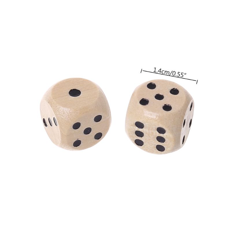 10 pz dadi legno 6 facce D6 fa - Board Game Loop recensione e prezzo