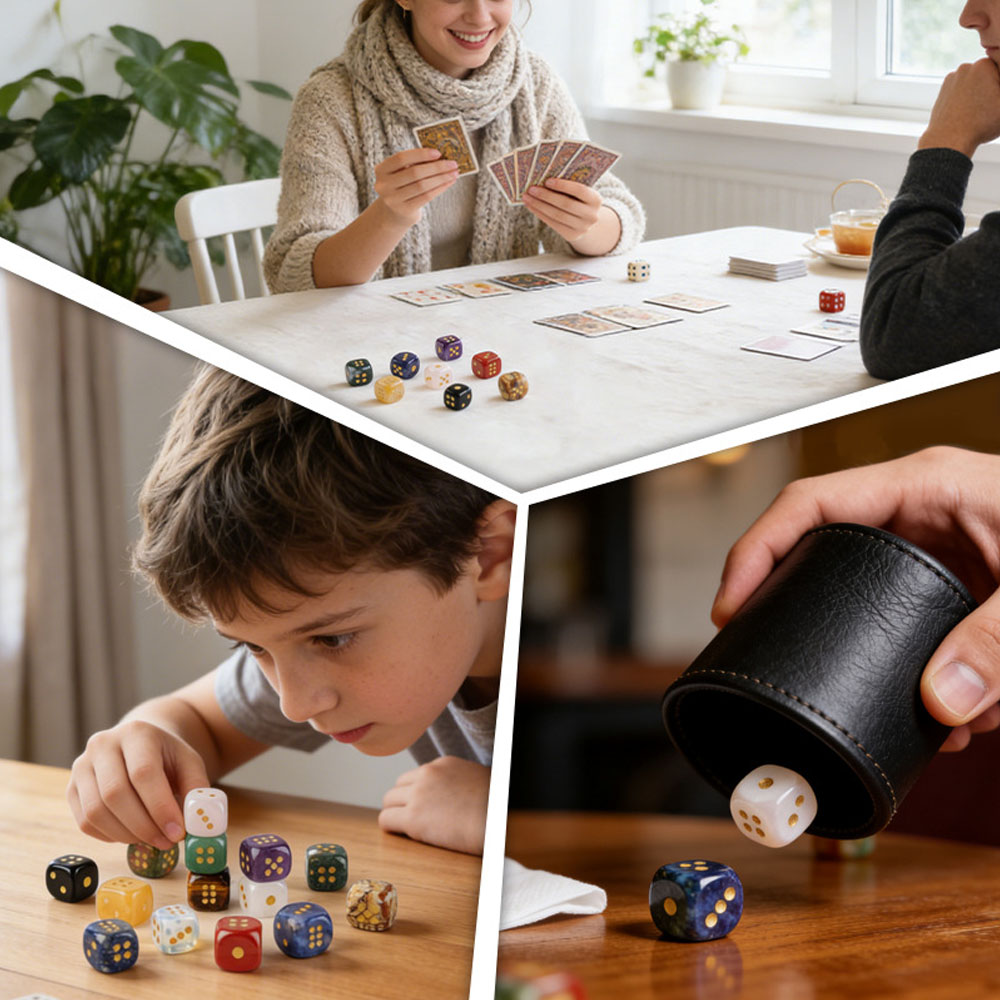 1pc Pietra Naturale Dadi di Cr - Board Game Loop recensione e prezzo