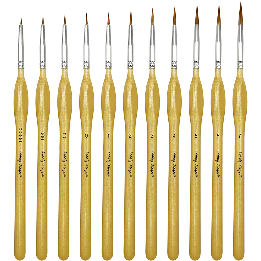 Set di 11 Pennelli Professiona - Miniature Painting Set recensione e prezzo